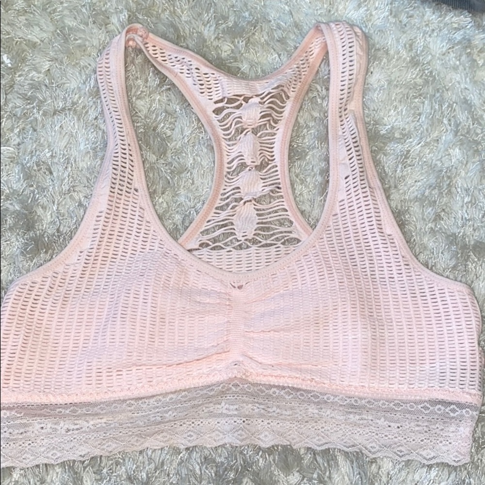 FREE PRESS LIGHT PINK BRALETTE!!!!